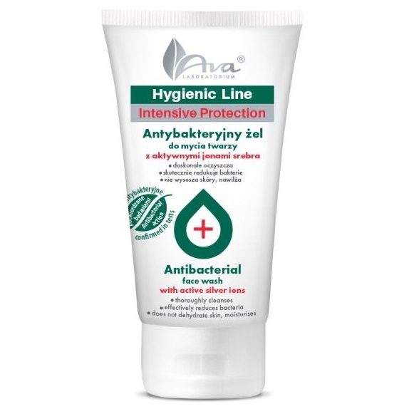 Ava Hygienic Line Żel do mycia twarzy ze srebrem 150 ml PROMOCJA cena 5,37$