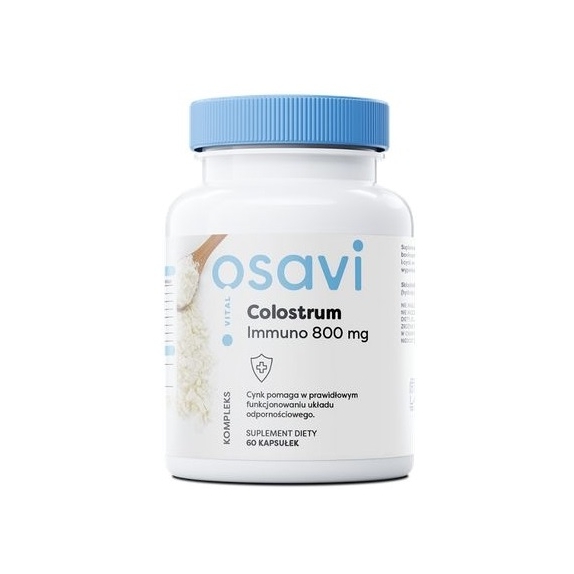 Osavi Colostrum Immuno 800mg 60 kapsułek cena 50,00zł