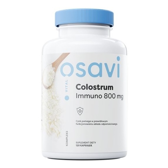 Osavi Colostrum Immuno 800mg 120 kapsułek cena 72,00zł