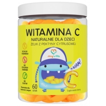 MyVita Witamina C naturalne żelki dla dzieci 60sztuk GRUDNIOWA PROMOCJA! cena 23,99zł