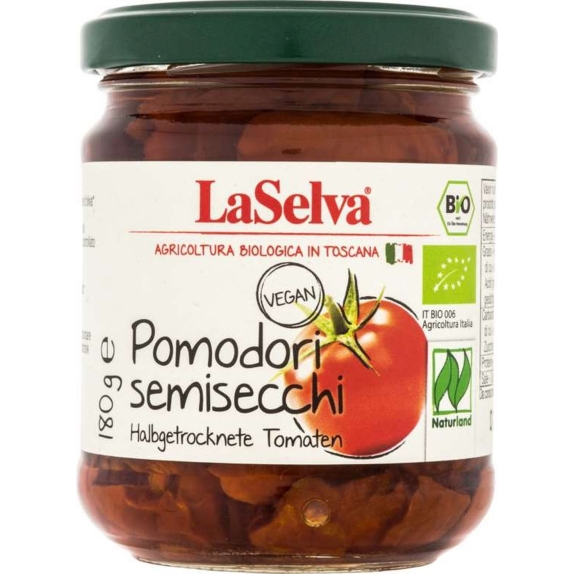 Pomidory podsuszane w oliwie z oliwek 180 g BIO La Selva cena 30,55zł