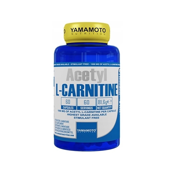 Yamamoto Acetyl L-carnitine 1000 mg 60 kapsułek cena 70,00zł