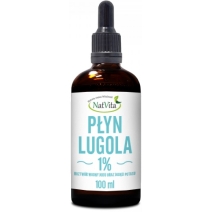 Płyn Lugola 1% roztwór wodny jodu 100 ml Natvita 