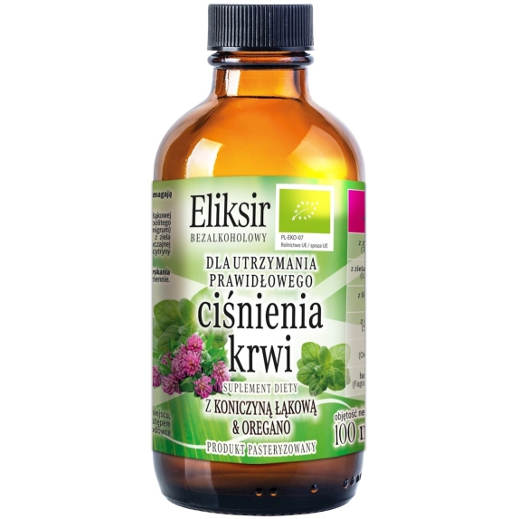 Eliksir dla utrzymania prawidłowego ciśnienia krwi BIO 100 ml MIR-LEK cena 9,85zł