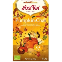 Herbata dyniowa (pumpkin chai ) BIO 17 saszetek x 1,9g Yogi Tea PAŹDZIERNIKOWA PROMOCJA! cena 10,79zł