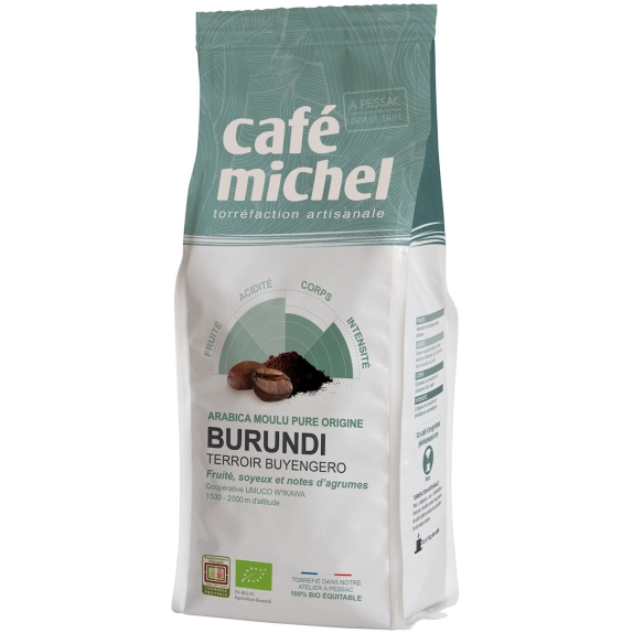 Kawa mielona Arabica 100% Burundi fair trade BIO 250 g Cafe Michel cena 31,65zł