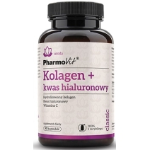 Pharmovit kolagen + kwas hialuronowy 90 kapsułek