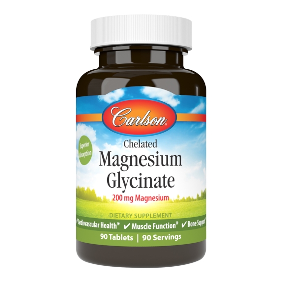 Carlson Chelated magnesium 200 mg 180 tabletek cena 157,90zł