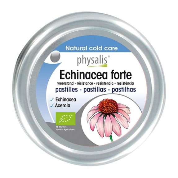 Echinacea Forte (Jeżówka Purpurowa) pastylki na odporność do ssania BIO 45 g Physalis cena 23,99zł