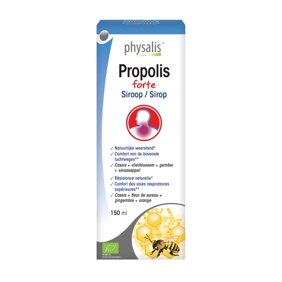 Physalis Propolis+ Forte syrop 150 ml BIO cena 39,69zł