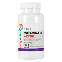 MyVita witamina C 1000 mg + cynk 100 tabletek