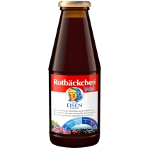 Rumiane policzki sok wieloowocowy z żelazem i witaminami C, B1, B2, B6, B12 450ml Rotbackchen 