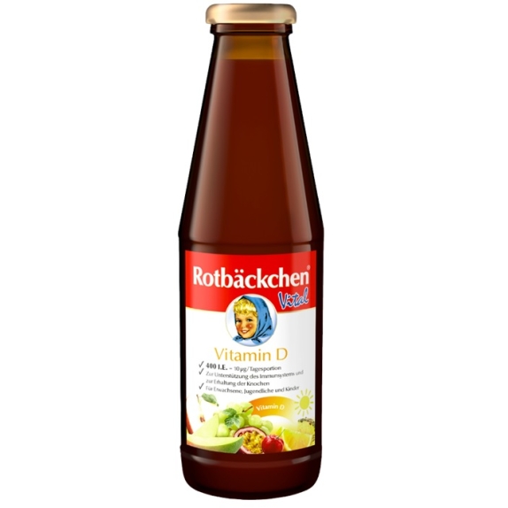 Rumiane policzki sok wieloowocowy z witaminą D3 450 ml Rotbackchen cena 9,45zł