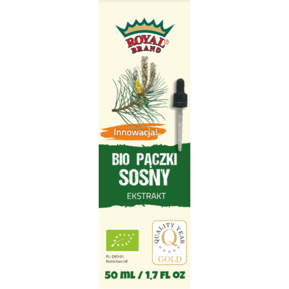 Ekstrakt z Pączków sosny w kroplach BIO 50ml Royal Brand cena 45,75zł