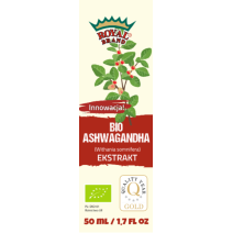 Ekstrakt z Ashwagandhy w kroplach  BIO 50ml Royal Brand