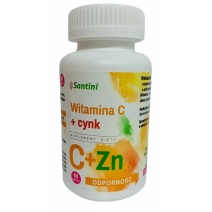 Witamina C 1000mg + Cynk 10mg 60 tabletek Santini