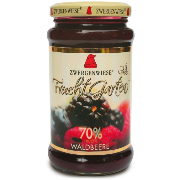 Mus z owoców leśnych (70% owoców) bezglutenowy BIO 225 g Zwergenwiese cena 14,75zł