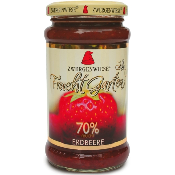 Mus truskawkowy (70% owoców) bezglutenowy BIO 225g Zwergenwiese cena 14,75zł
