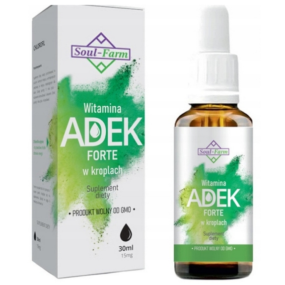 Soul Farm Witamina ADEK w kroplach 30 ml cena 47,09zł