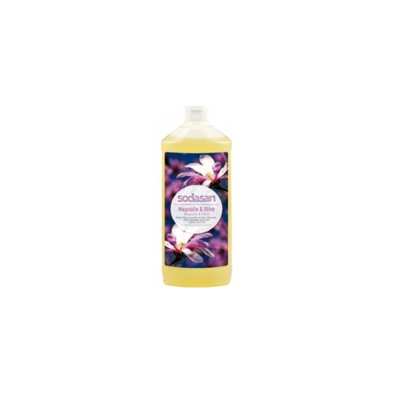 Sodasan mydło w płynie magnolia-oliwka 1 litr cena 37,90zł