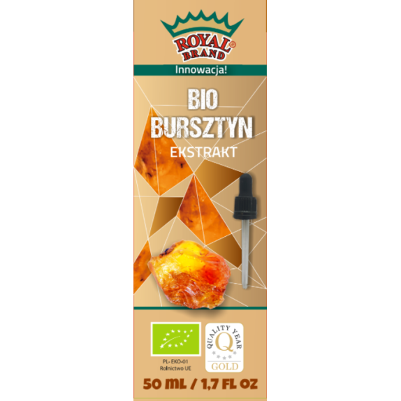 Ekstrakt z bursztyna w kroplach BIO 50 ml Royal Brand cena 51,70zł