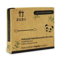 Patyczki higieniczne bambusowe z bawełną 100 sztuk Zuzii