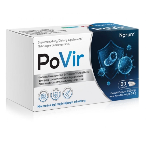 Narum ProVir 400 mg  60 kapsułek cena €23,30