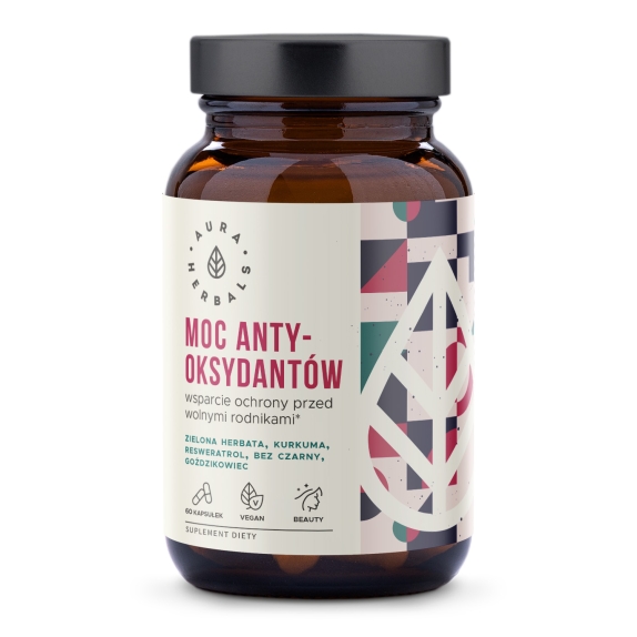 Moc antyoksydantów 60 kapsułek Aura Herbals cena €8,14