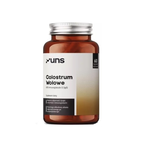 UNS Colostrum wołowe 60 kapsułek cena 21,33$