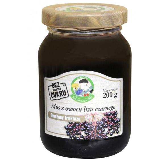 Mus z bzu czarnego słodzony fruktozą 200 g Fungopol cena €2,83