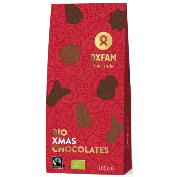 Praliny czekoladowe mix świąteczny Fair Trade 160 g BIO Oxfam cena 40,45zł