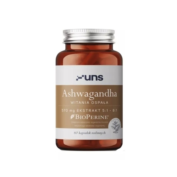 UNS Ashwagandha 570mg 60 kapsułek cena €11,10