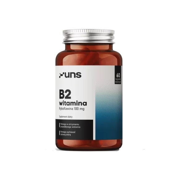 UNS Witamina B2 100 mg 60 kapsułek cena 39,00zł