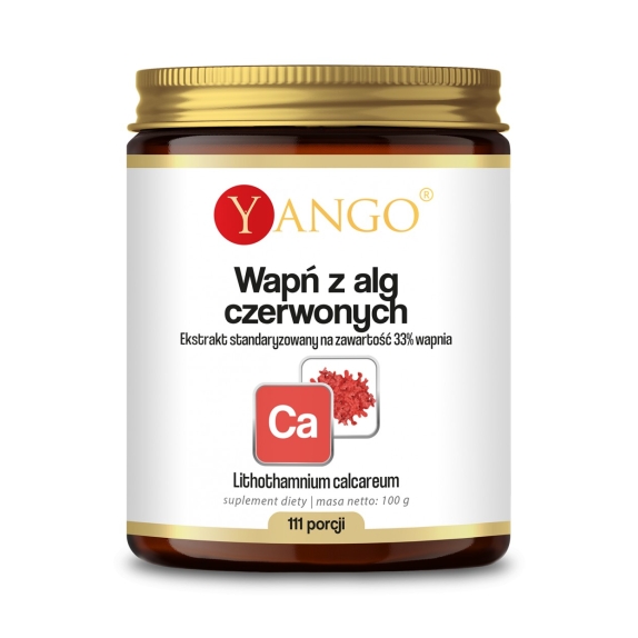 Yango Wapń z Alg Czerwonych 100g cena 55,90zł