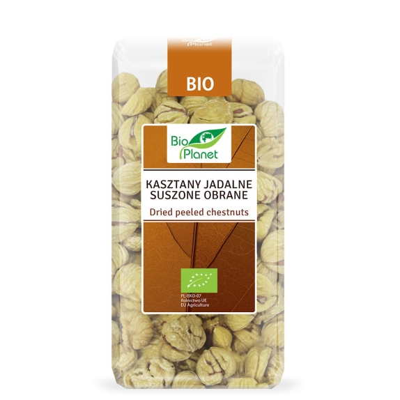 Kasztany jadalne suszone obrane 400g BIO Bio Planet MAJOWA PROMOCJA!  cena 6,78$