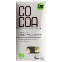 Czekolada z orzechami laskowymi BIO 50 g Cocoa