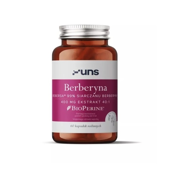 UNS Berberyna 400 mg 60 kapsułek cena 21,33$