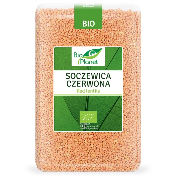 Soczewica czerwona 2 kg BIO Bio Planet cena 29,79zł