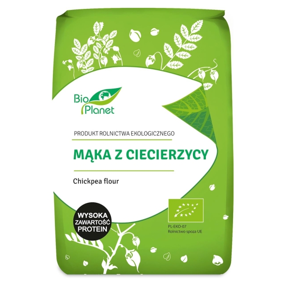 Mąka z ciecierzycy BIO 800g Bio Planet cena 14,49zł