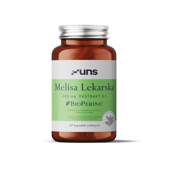 UNS Melisa lekarska 300 mg 60 kapsułek cena 35,00zł