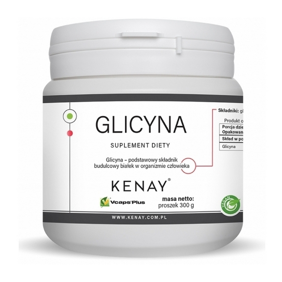 Kenay Glicyna proszek 300g cena 25,11$
