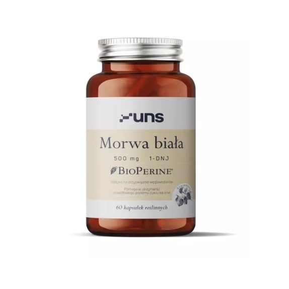 UNS Morwa biała 500 mg 60 kapsułek cena 35,00zł