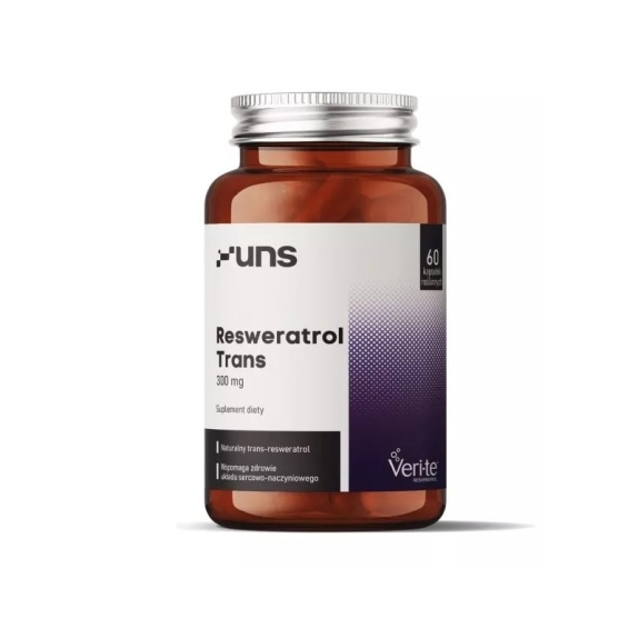 UNS Resweratrol trans 300 mg 60 kapsułek cena 34,83$