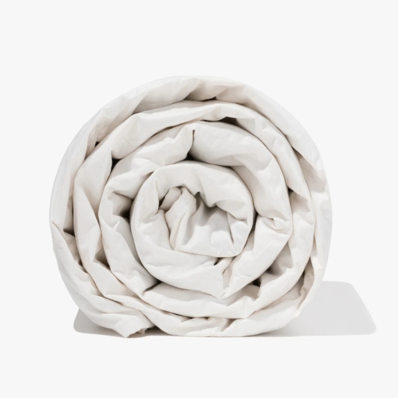 Kołdra obciążeniowa biała bawełna z pestkami wiśni (150 x 200 cm) 6,5 kg Plantule Pillows cena 790,19zł