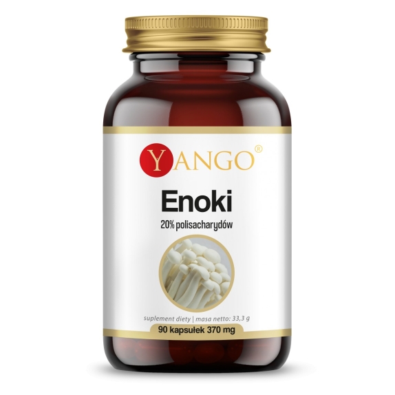 Yango Enoki 20% polisachary 90 kapsułek cena 24,00$