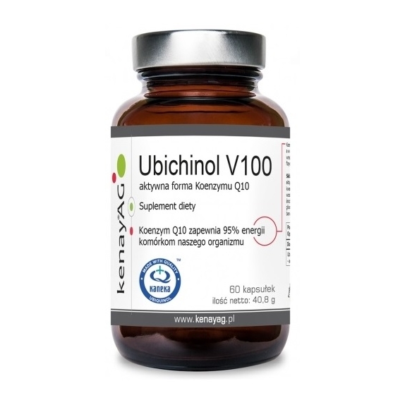 Kenay Ubichinol V100 aktywna forma Koenzymu Q10 60kapsułek cena 127,00zł