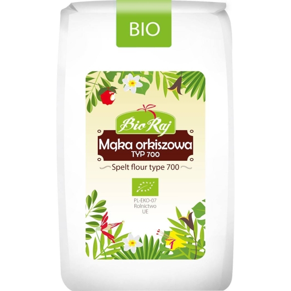 Mąka orkiszowa typ 700 500g BIO Bio Raj cena 7,15zł