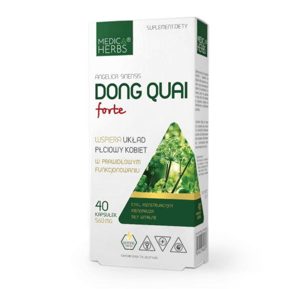 Medica Herbs dong quai forte 560mg 40 kapsułek cena €5,21