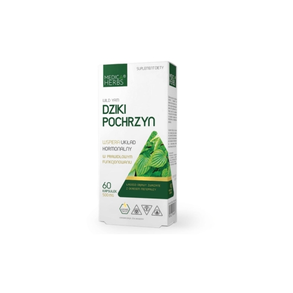 Medica Herbs dziki pochrzyn 500mg 60 kapsułek cena 23,89zł