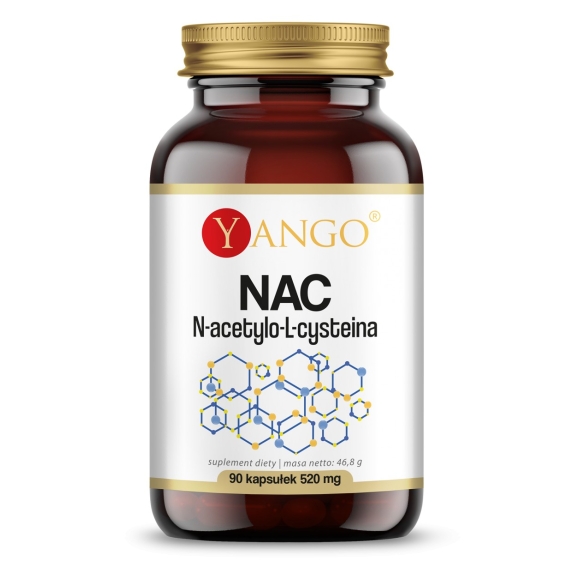 Yango NAC - N-acetylo-L-cysteina 90 kapsułek cena €9,04